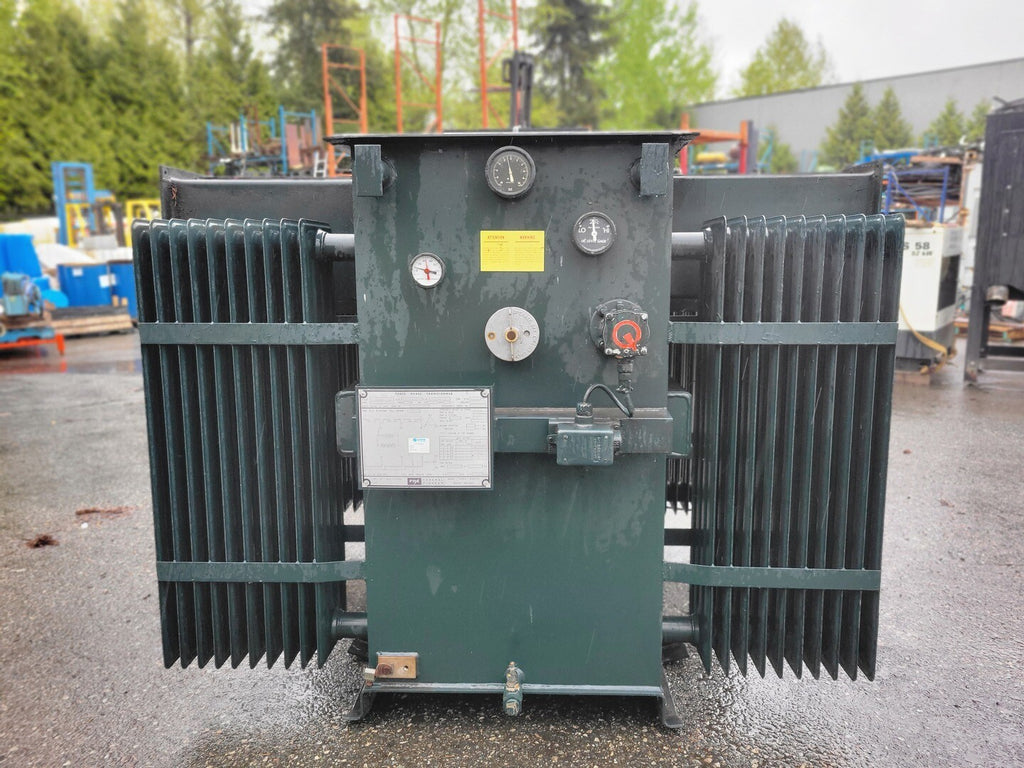 FEDERAL PIONEER 750 kVA Oil-Filled ONAN Transformer 12470 Delta Pri. Volts, 208Y/120 Sec. Volts