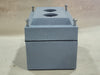 ALLEN-BRADLEY Push Button Enclosure 800H-2HZ4R w/ 3/4" Conduit Hub 1490-N9