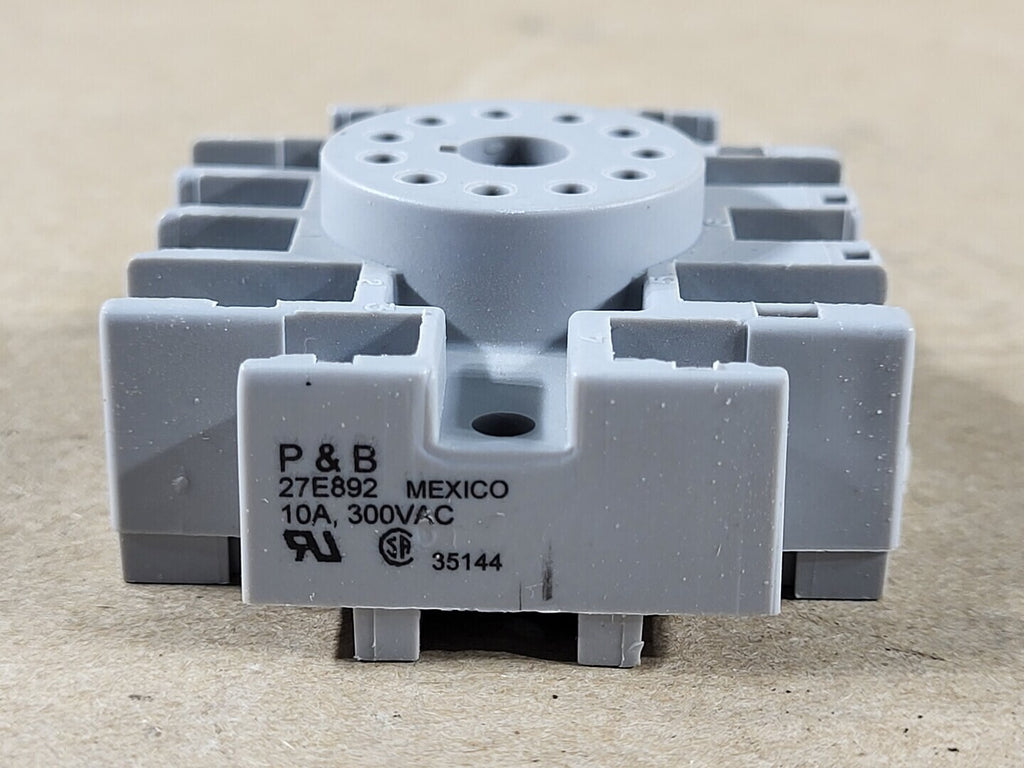 POTTER & BRUMFIELD 11-Pin Relay Socket 27E892