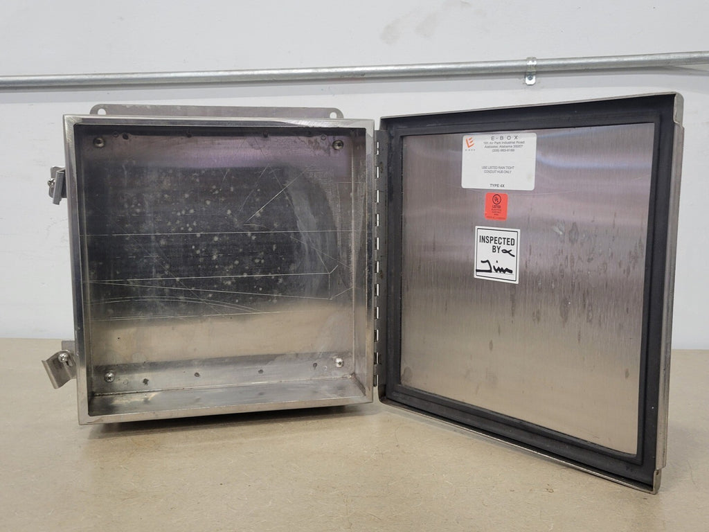 E-BOX Type 4X Stainless Steel Single Door Enclosure