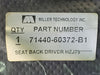 TOYOTA Seat Back Driver 71440-60372-B1, 7104-60223-B3