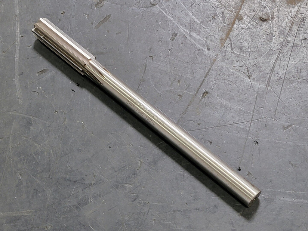 DORMER 3/4in. x 9-1/2in. Chucking Reamer, 0.750in. Dia. Str. Shank