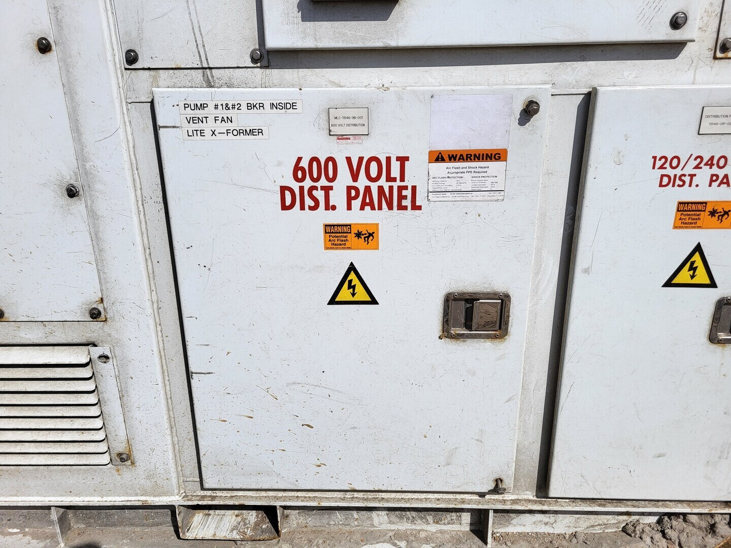 CANELEC MFG. Underground Substation w/ 800kVA Transformer, 4160V HV ...