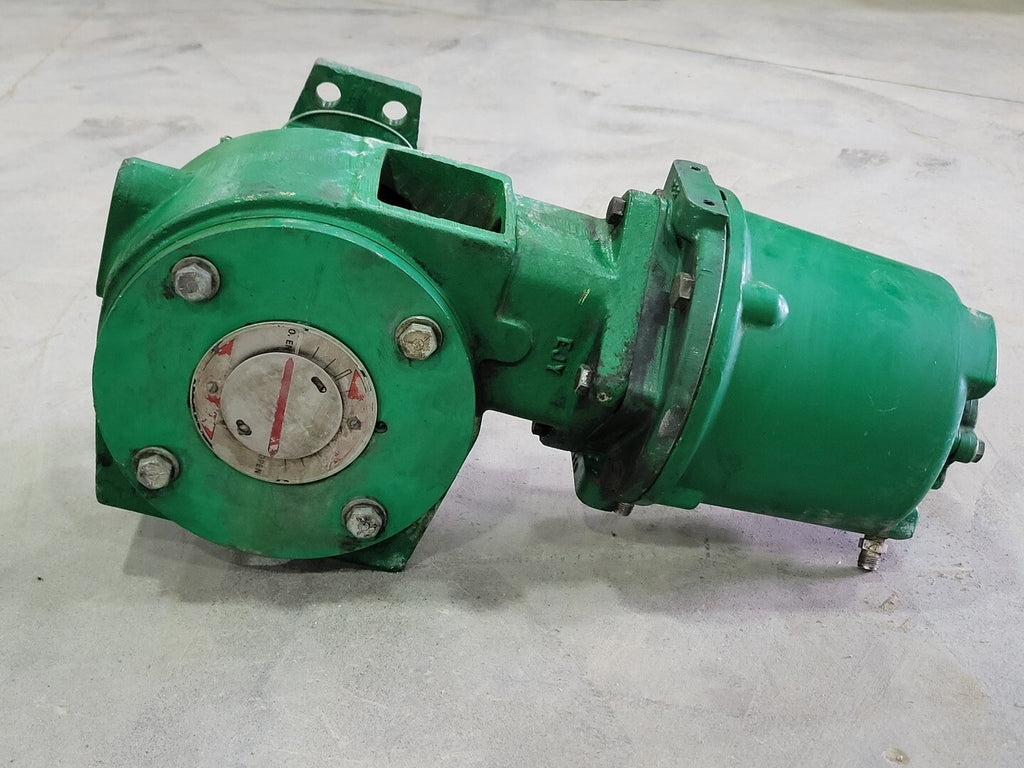 FISHER CONTROLS Control Valve Type V200 With Pneumatic Piston Rotary Actuator Type 1061