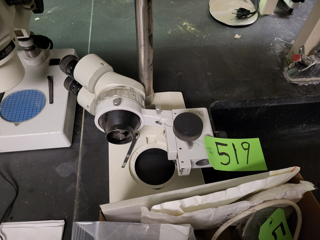 HUND Binocular Microscope w/ Accessories