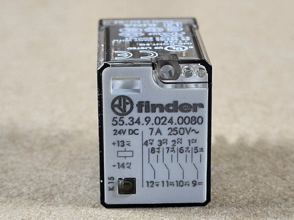 MACLEAN 7 Amp, 24 VDC, 12-Pins Power Relay 55.34.9.024.0080