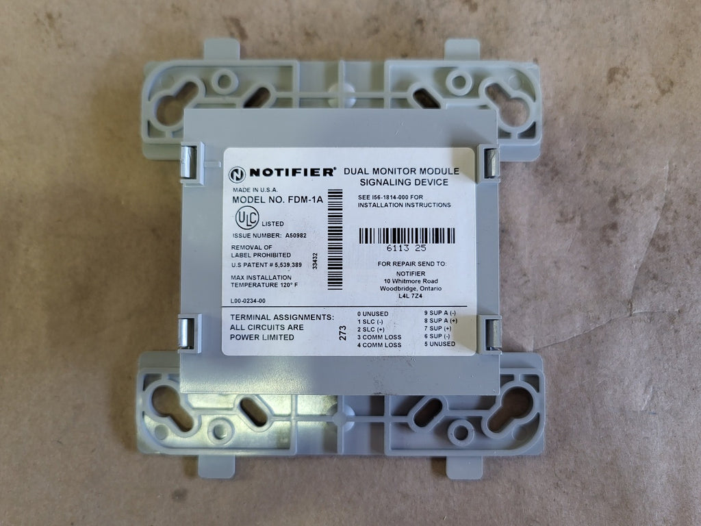 HONEYWELL Notifier FDM-1A Dual Monitor Module