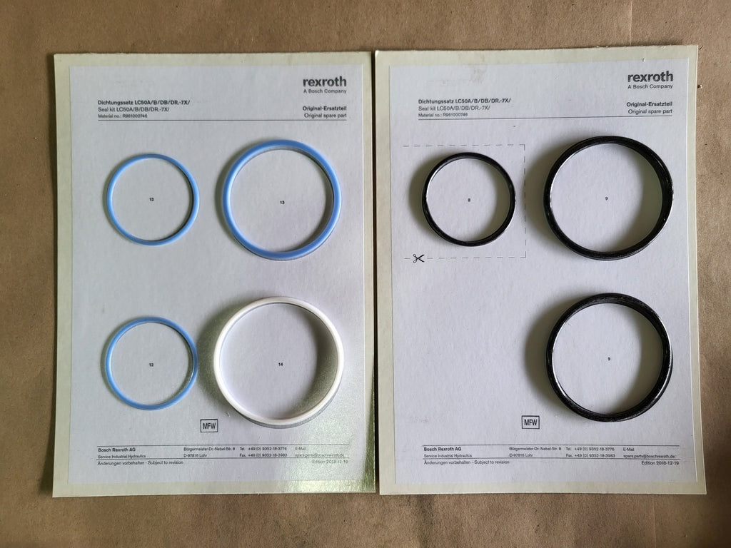 BOSCH REXROTH Cartridge Valve Seal Kit LC50, R961000746