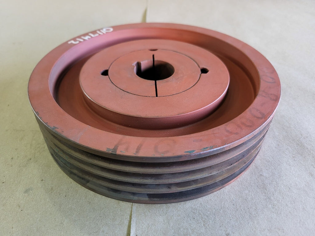 4 Groove Sheave 8" OD, 1-3/8" Bore