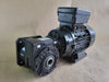 NERIMOTORI 28:1 Ratio Varvel Gearbox SRS04028G319 w/ 0.35 hp Electric Motor 