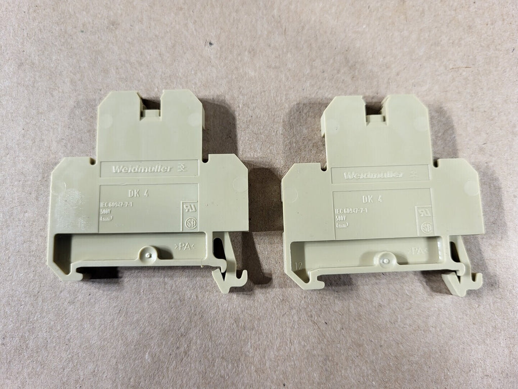WEIDMULLER Terminal Block DK 4 (Lot of 2)