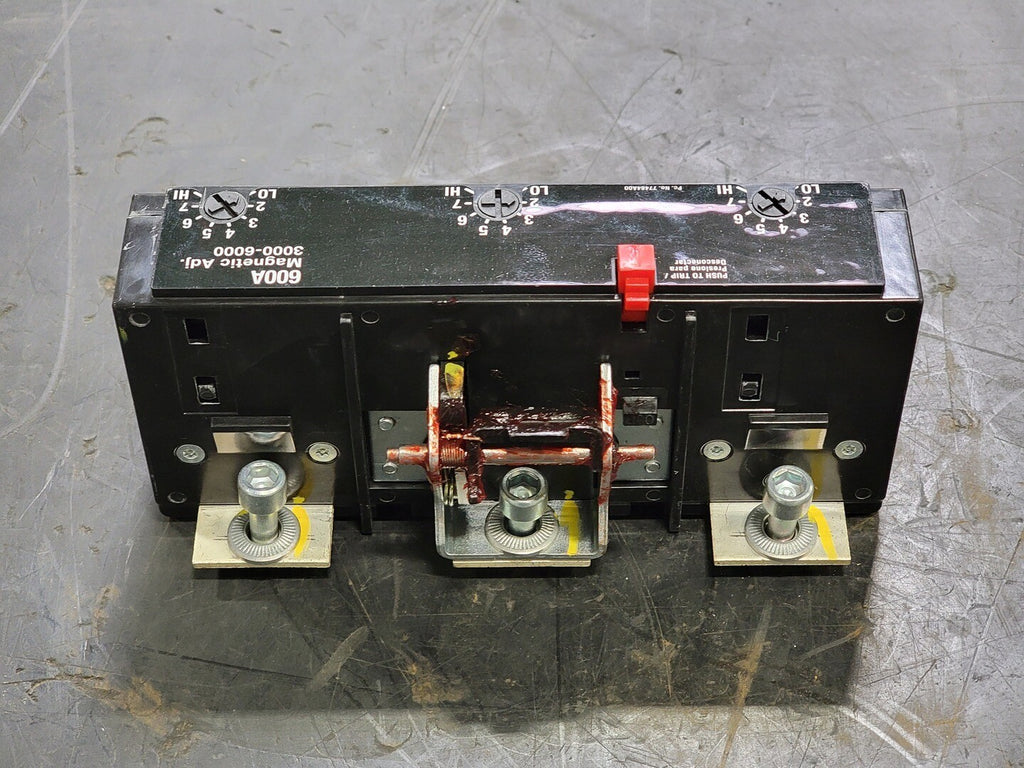 SIEMENS 600A, 3-Pole Circuit Breaker Trip Unit LD63T600, 600V