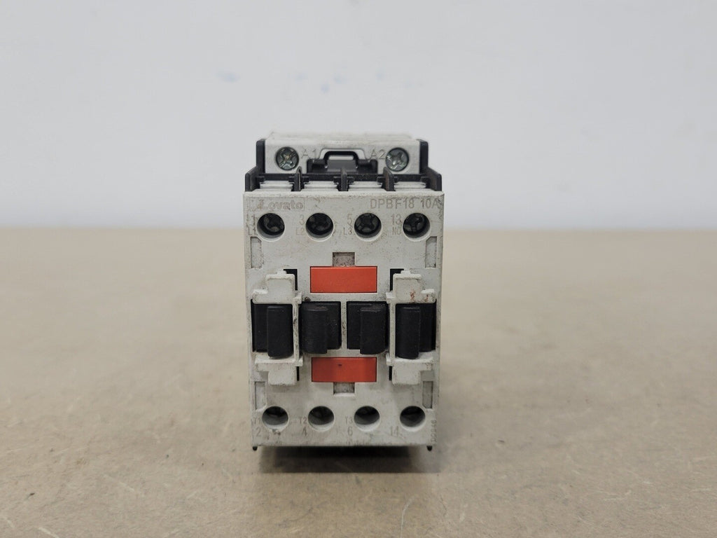 LOVATO 10 Amp, 3-Pole, 1 NO, 110/120 VAC Coil Definite Purpose Contactor DPBF1810A