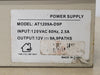 LTS 2.5 Amp, 120 Volts, 9-Port CCTV Power Supply Box AT1209A-D9P