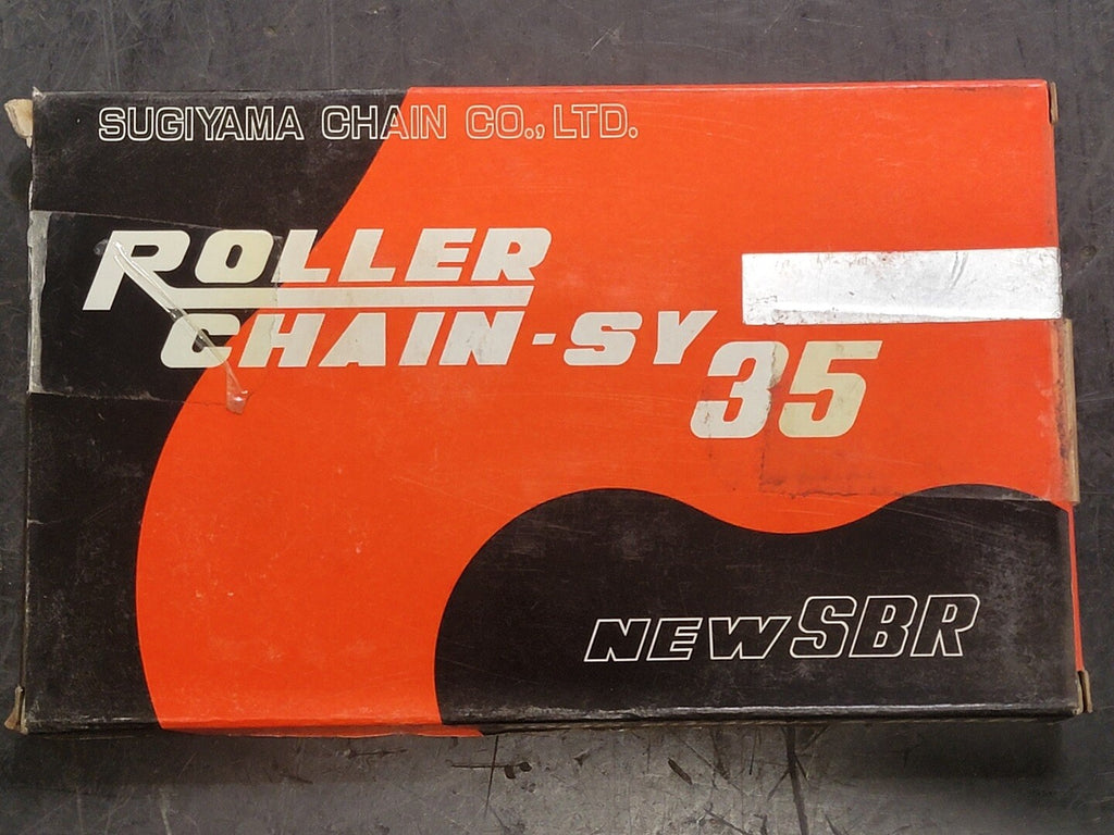 SUGIYAMA Riveted Roller Chain ANSI 35, 10FT, 3/8" Pitch