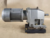 NORD 11.27 Ratio, In-line Helical Gearmotor SK02-63L/4 w/ 0.24 hp Electric Motor 