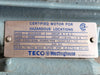 TECO-WESTINGHOUSE 2.0 hp, 575 volts, 1740 rpm, 145T, Electric Motor AEHH8N RDH00245