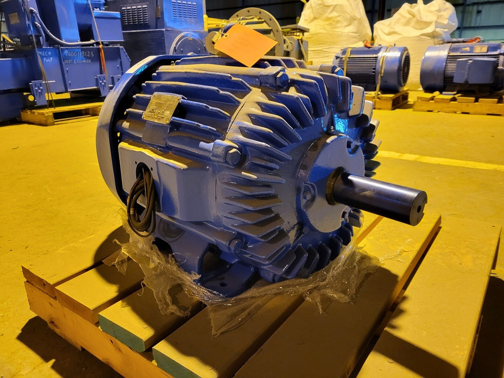 SIEMENS 50/13 hp, 575 volts, 1760/870 rpm, 365T, Induction Motor 