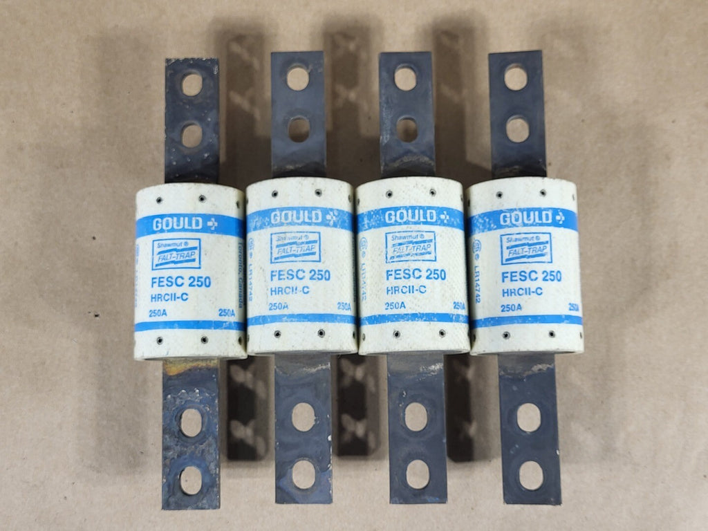 GOULD 250 Amp Class C Falt-Trap Blade Fuse FESC-250 (Box of 4)