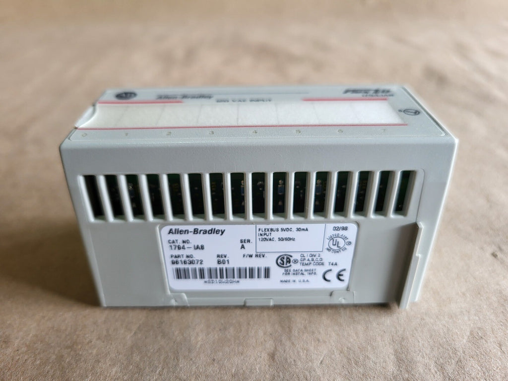 ALLEN-BRADLEY Flex 8 Point Digital Input Module 1794-IA8 P/N: 96163072