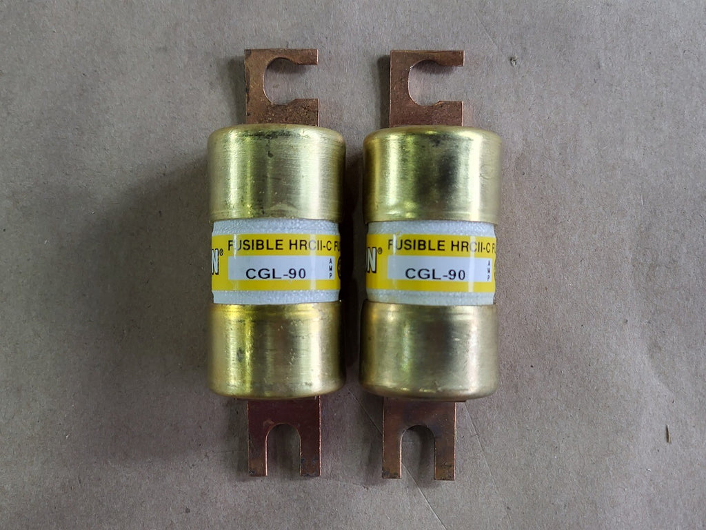 COOPER BUSSMAN INC. 90 Amp Class C Current Limiting Fuse CGL-90 (Lot of 2)