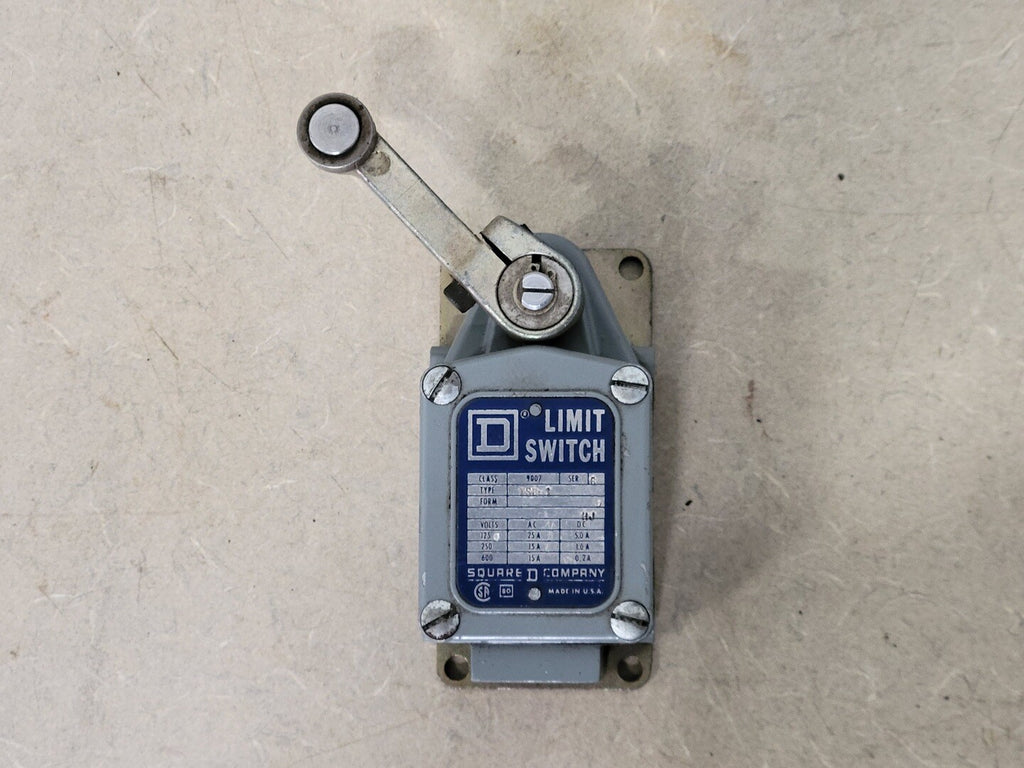 SQUARE D Limit Switch NEMA 1, 12A, 600VAC, 9007-TSB-1