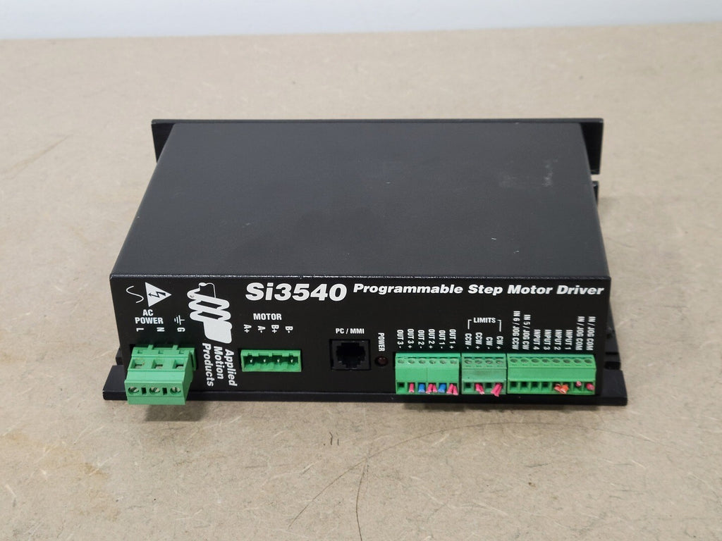 APPLIED MOTION PRODUCTS Programmable Step Motor Drive Si3540