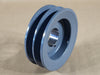 TB WOOD'S Sheave 2 Groove B Belt, 5.25" OD, H-Bushing, 2BK55QT