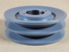 TB WOOD'S Sheave 2 Groove B Belt, 5.25" OD, H-Bushing, 2BK55QT