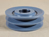 TB WOOD'S Sheave 2 Groove B Belt, 5.25" OD, H-Bushing, 2BK55QT