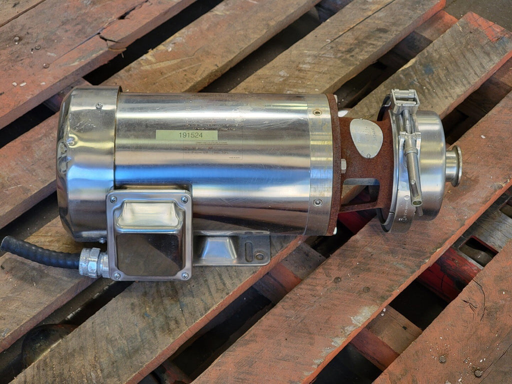 THOMSEN Model 5 SS Sanitary Centrifugal Pump 59821-IA w/ 3HP, 3450RPM, 575V Motor