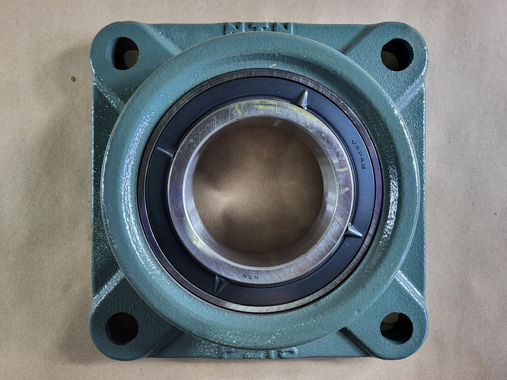 NTN Flange Mount Ball Bearing Unit 2.55" Bore, UKF215D1