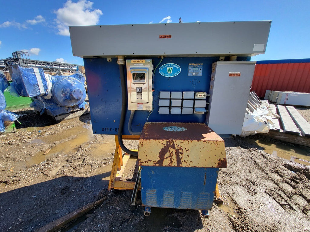 75 kVA Transformer, 600 pri. volts, 480 sec. volts w/ Switches