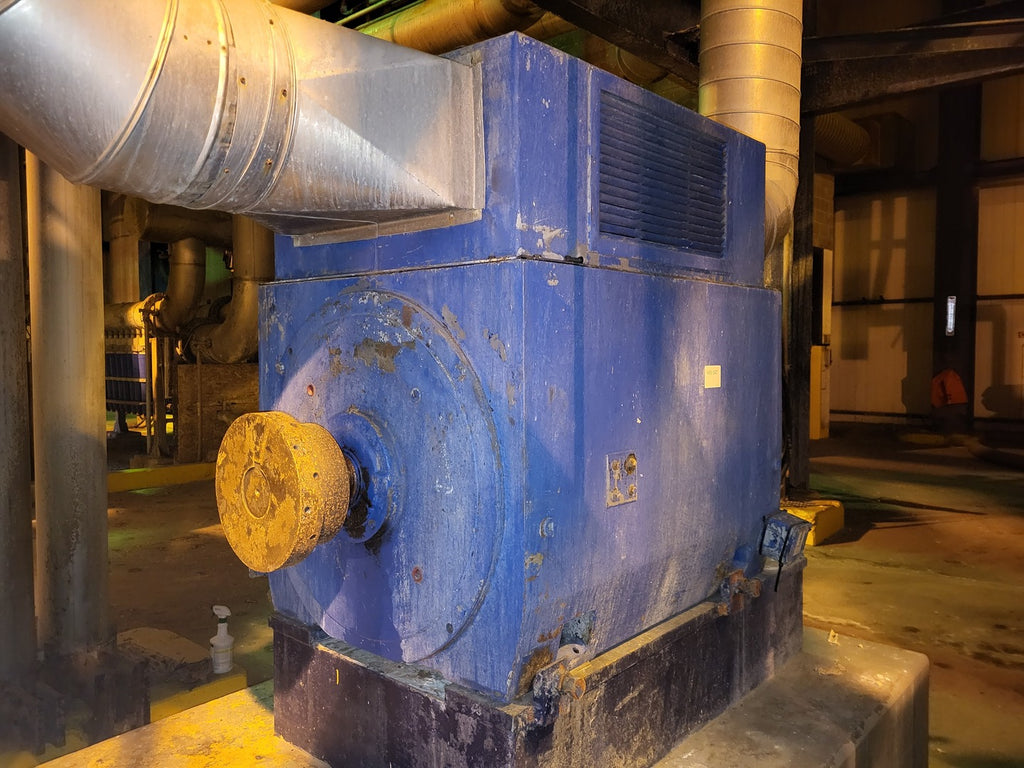 SIEMENS 450 hp, 4000 volts, 1180 rpm, 588US Induction Motor Type RGS