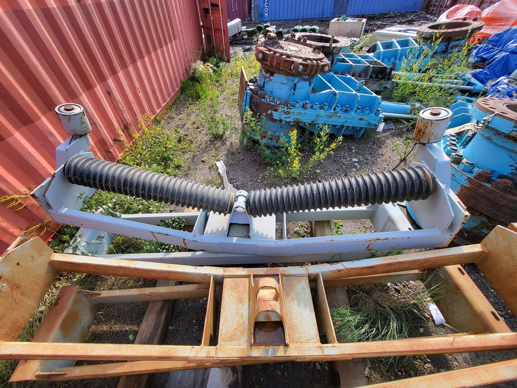 8ft. Conveyor V-Return Idler w/ Rubber Rollers