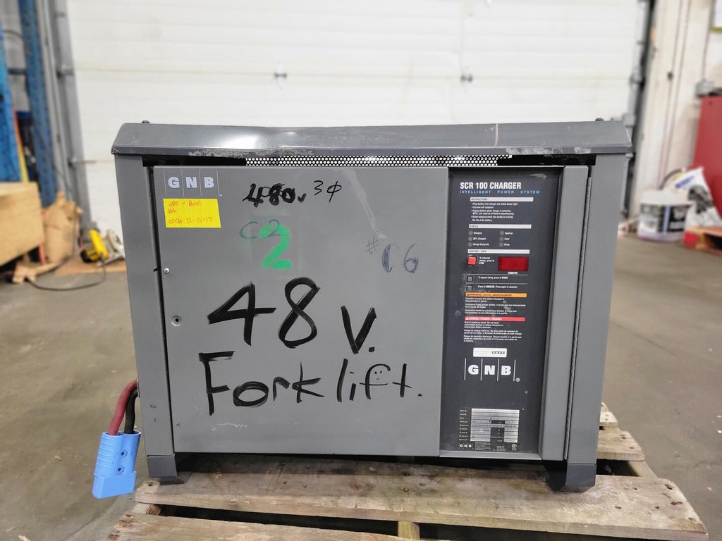 GNB 48 Volts, 14 Amp, 865 AH Battery Charger SCR100-24-865T1Z