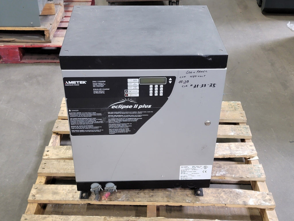 AMETEK 48 Volts, 225 Amp, 900 AH Battery Charger 900EC3-24DP