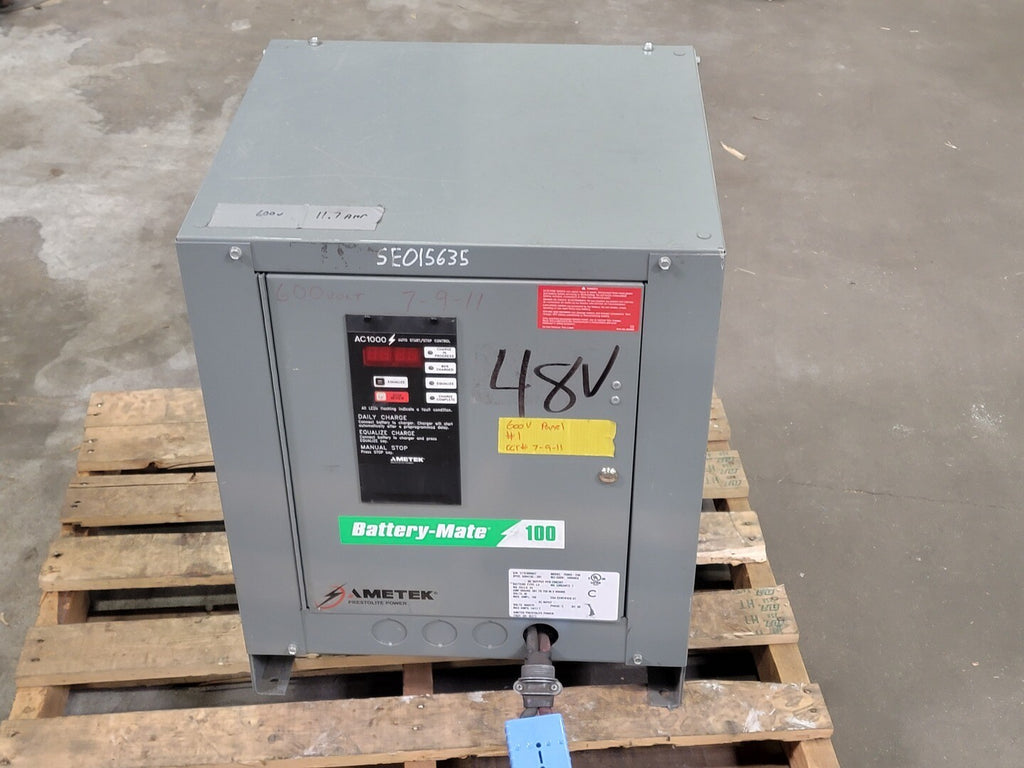 AMETEK 48 Volts, 150 Amp, 601/750 AH Battery Charger 750H3-24G