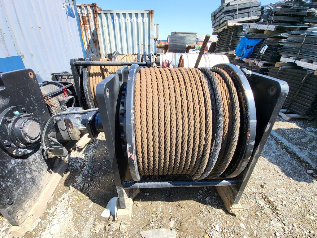 DREDGING SUPPLY COMPANY Dredge Winch DSC-WN700 w/ PARKER F12 Series Fixed Displacement Motor 3780782