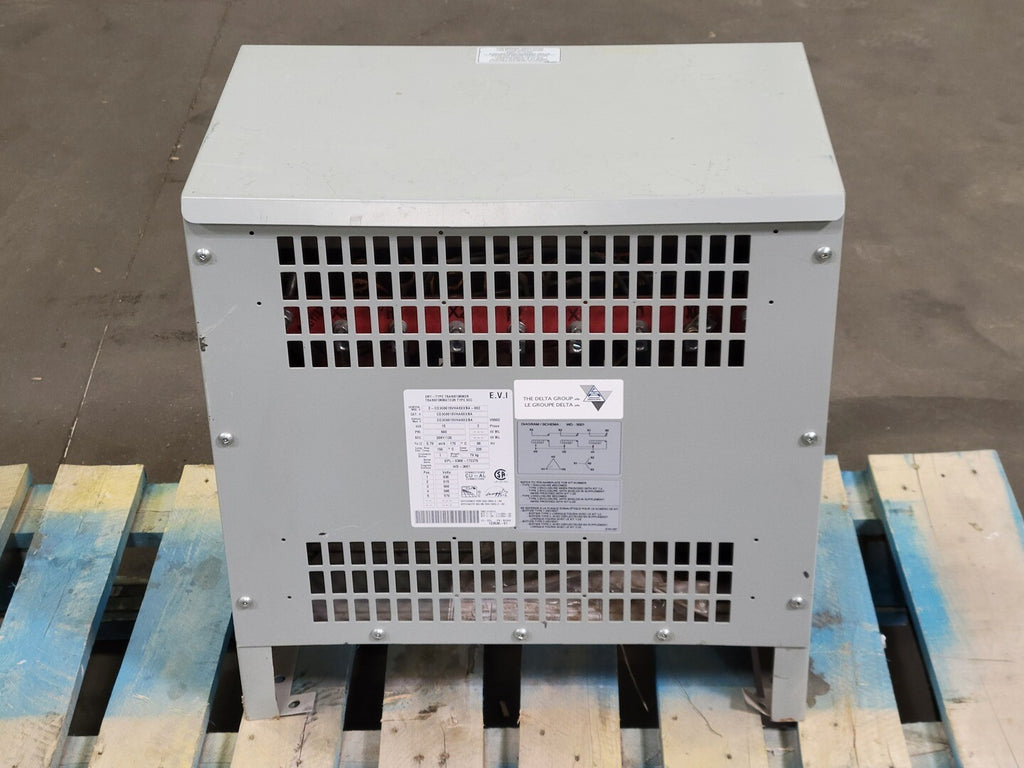 DELTA 15 kVA Transformer, 600 pri. volts, 208Y/120 sec. volts CD3C0015VHA6XXBA