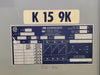 HAMMOND MANUFACTURING 15 kVA Transformer, 600 Delta pri. volts, 208Y/120 sec. volts K159K