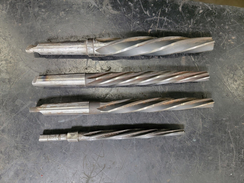 Spiral Flute Taper Shank Reamer (4pcs different sizes)