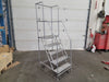 5 Step Mobile Warehouse Rolling Ladders