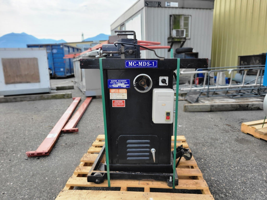 MASTER MACHINERY 3 hp Single-Spindle Shaper MC-MDS-1, 115V, Single-Phase, 10,000RPM