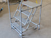 4 Step Mobile Warehouse Rolling Ladders