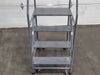4 Step Mobile Warehouse Rolling Ladders