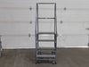 4 Step Mobile Warehouse Rolling Ladders