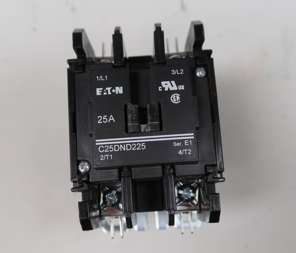 EATON 25 Amp, 2 Pole, 2 NO, 120 VAC Coil Contactor C25DND225