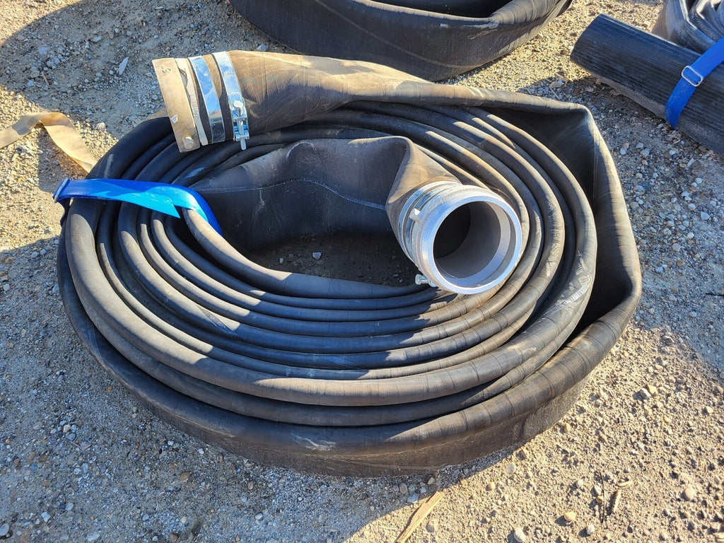 CONTINENTAL 6" x 75 ft Prospector Water Suction and Discharge Hose Black, 150 psi