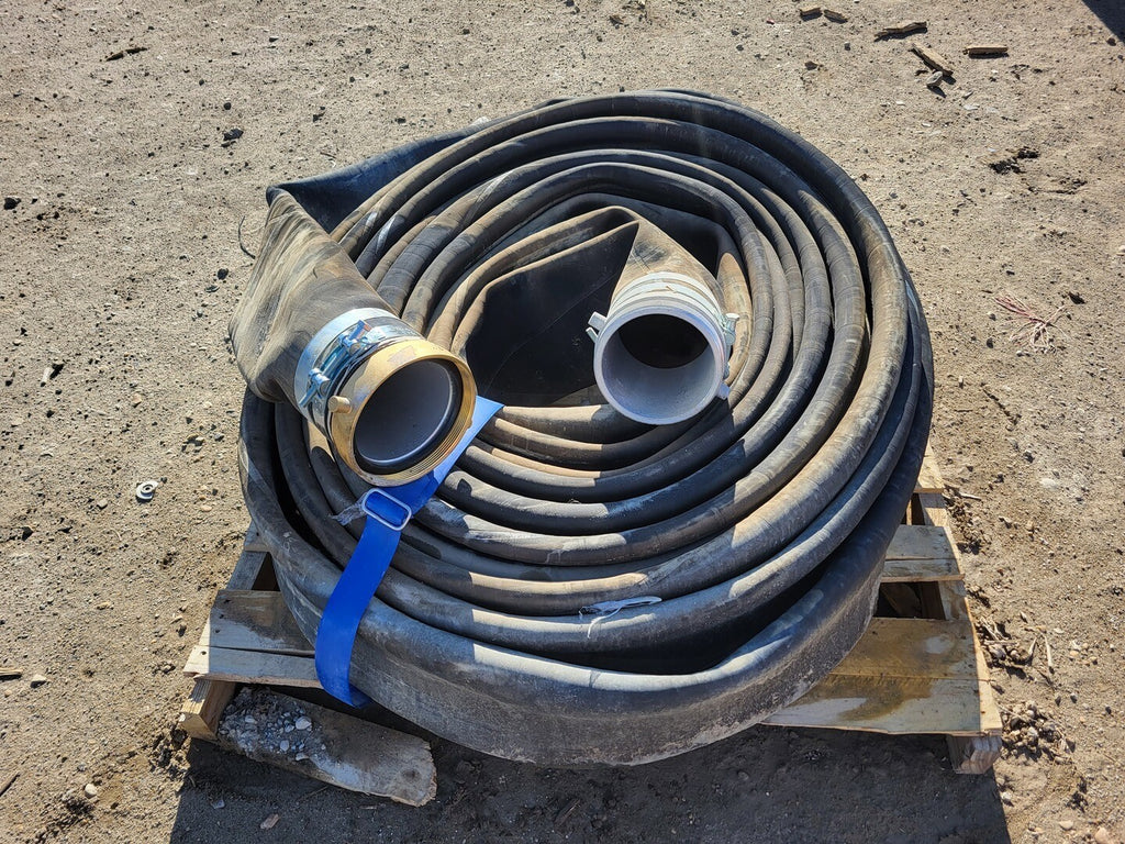 CONTINENTAL 6" x 95 ft Prospector Water Suction and Discharge Hose Black, 150 psi